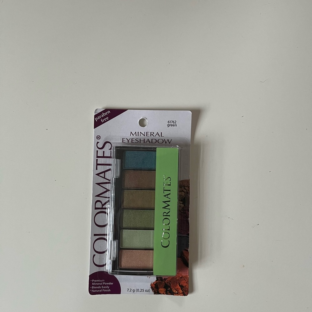 New Colormates Mineral Eyeshadow Palette 61762 Green